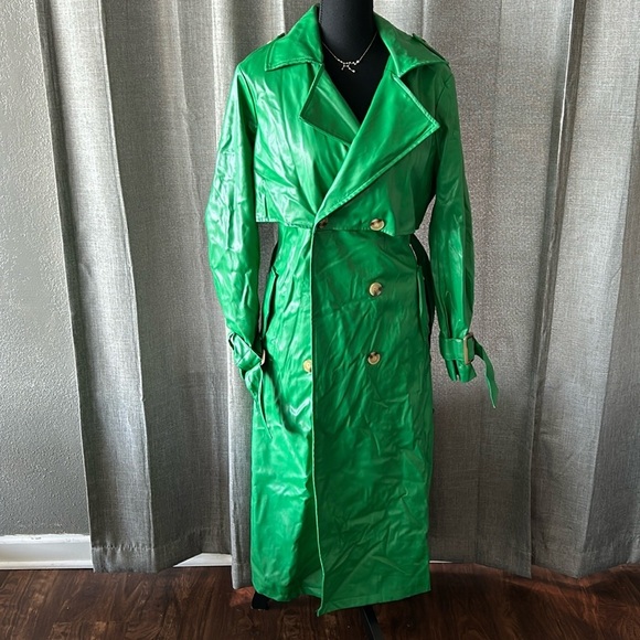 Green Missguided Peacoat - Picture 1 of 6